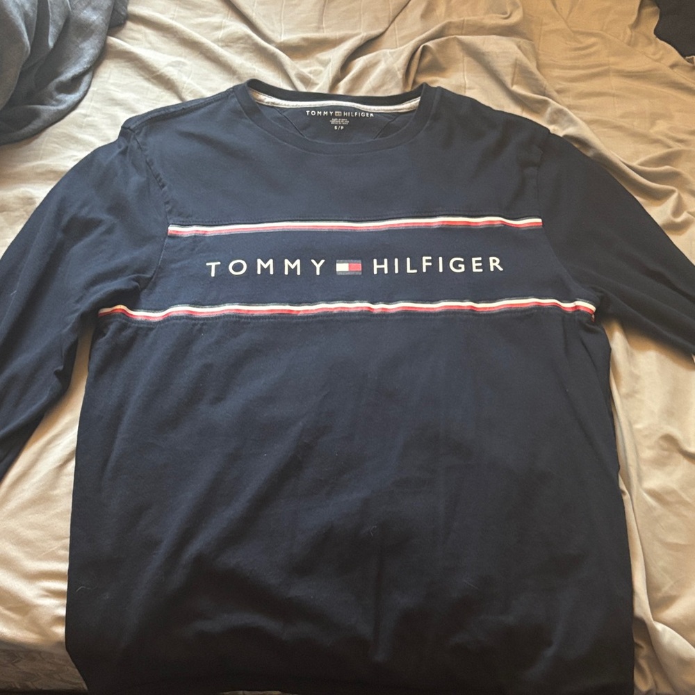 Tommy Hilfiger Dark Blue Long Sleeve Tee